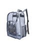 Clear Classic Backpack Pocket Front Fashion For School