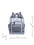 Clear Classic Backpack Pocket Front Fashion For School