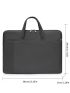 Minimalist Briefcase Large Capacity Black For Work