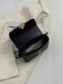 Mini Square Bag Black Minimalist Style
