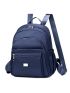 Metal Decor Classic Backpack Minimalist Waterproof