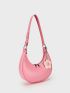 Flower Design Hobo Bag Zipper Cute