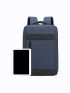 Two Tone Functional Backpack Minimalist For Business Work Traveling