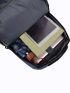 Two Tone Functional Backpack Minimalist For Business Work Traveling