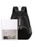 Letter Graphic Casual Daypack Two Tone Minimalist