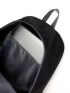 Letter Graphic Casual Daypack Two Tone Minimalist