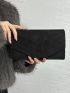 Chevron Pattern Envelope Bag Flannelette Elegant For Daily Life