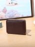 Textured Zip Around Card Holder