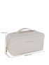 Makeup Organizer Female Toiletry Kit Bag Make Up Case Storage Pouch Luxury Lady Box, Cosmetic Bag, Organizer Bag For Travel Zipper, Dividers, Handle, Lightweight Portable PU