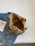 Pocket Front Shopper Bag Minimalist For Shopping