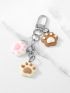 PVC Cat Claw Design Bag Charm