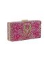 Small Box Bag Rhinestone Decor Chain Strap Glamorous