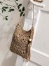 Mini Straw Bag Tassel Decor