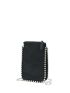 Mini Beaded Square Bag Zipper Black