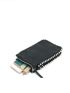 Mini Beaded Square Bag Zipper Black