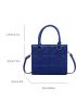 Small Square Bag Quilted Pattern Minimalist