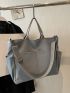 Minimalist Unisex Shopper Bag Double Handle