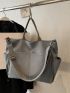 Minimalist Unisex Shopper Bag Double Handle