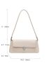 Medium Baguette Bag Beige Fashionable Flap For Work