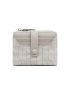 Crocodile Embossed Small Wallet Bi-Fold Credit Card Holder
