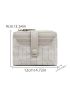 Crocodile Embossed Small Wallet Bi-Fold Credit Card Holder