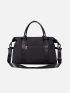 2Pcs Bag Set Tote Bag Square Bag For Travelling Storage Bag Childbirth Bag Large Travel Duffel Bag For Women, Weekender Bag With Toiletry Bag Overnight Bag With Wet Pocket & Trolley Sleeve Carry On Sports Tote Gym Duffel Bag Hospital Bag