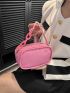 Mini Square Bag Minimalist PU Pink