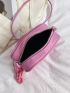 Mini Square Bag Minimalist PU Pink