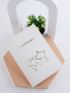 Letter Print Passport Case for Travel