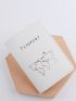 Letter Print Passport Case for Travel