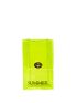 Letter Print Phone Wallet Neon Green Chain Strap