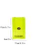 Letter Print Phone Wallet Neon Green Chain Strap