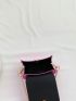 Mini Saddle Bag Metallic Funky Chain Strap