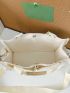 Medium Top Handle Bag Pocket Front Adjustable Strap For Daily