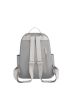 Zip Front Classic Backpack With Coin Purse For Daily Life