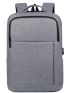 Gray Laptop Backpack Minimalist For Work