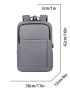 Gray Laptop Backpack Minimalist For Work