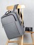 Gray Laptop Backpack Minimalist For Work