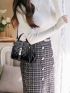 Quilted Bucket Bag Top Handle Elegant Style