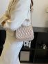 Mini Saddle Bag Quilted Flap Elegant Style