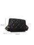 Mini Square Bag Quilted Minimalist With Adjustable Strap