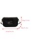 Minimalist Square Bag Small Flap Black