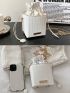 Mini Box Bag Drawstring Detail PU For Daily Life
