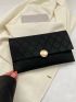 Stitch Detail Envelope Bag Polyester For Daily Life