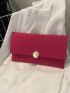 Stitch Detail Envelope Bag Polyester For Daily Life