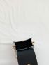 Mini Saddle Bag Metallic PU Funky For Daily Life