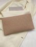 Stitch Detail Envelope Bag Polyester For Daily Life