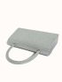 Glitter Square Bag Top Handle For Party Prom Wedding