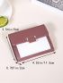 Colorblock Small Wallet Fold Over