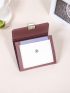Colorblock Small Wallet Fold Over